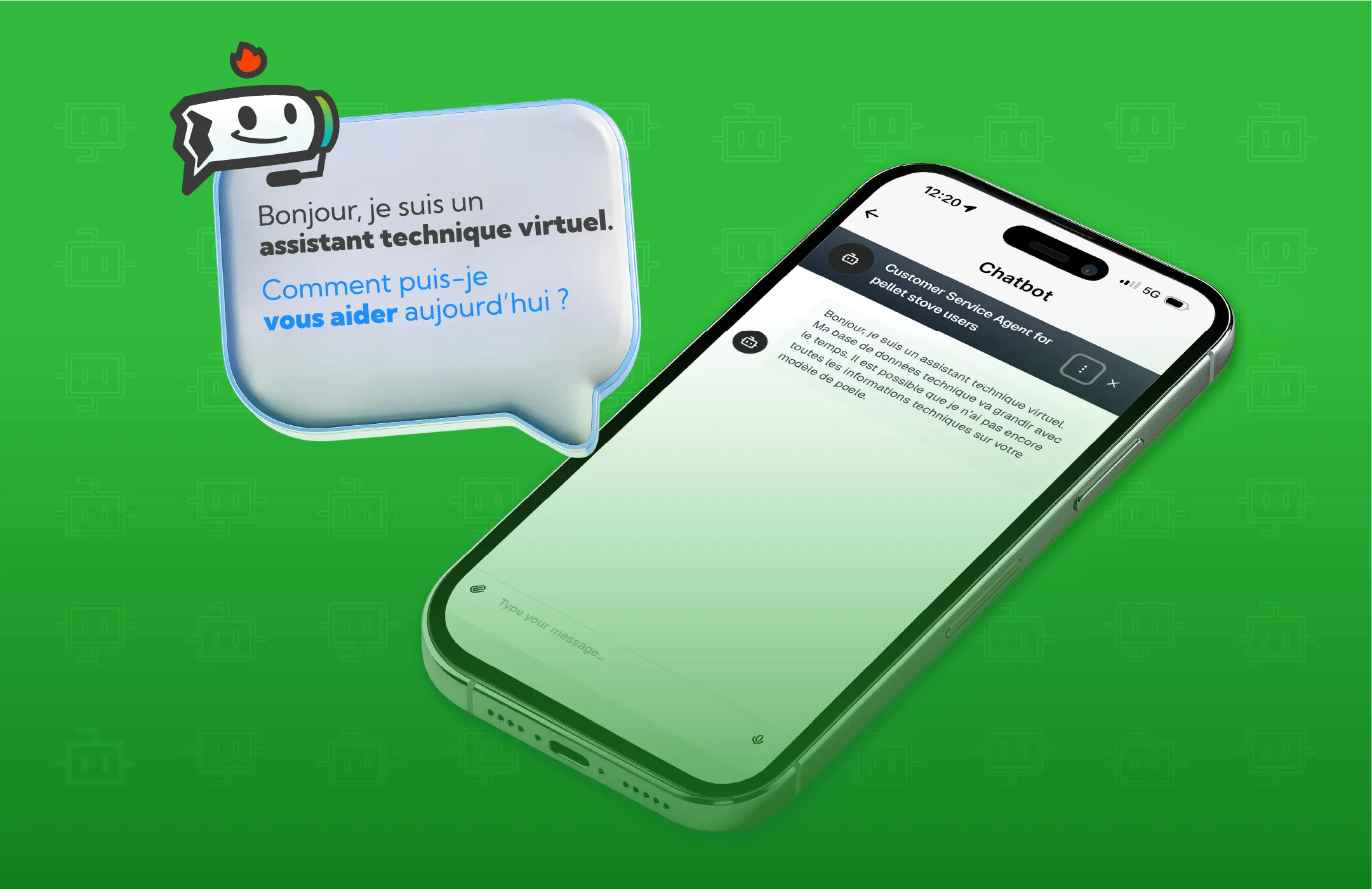 Application Pellet Companion — assistance technique chatbot